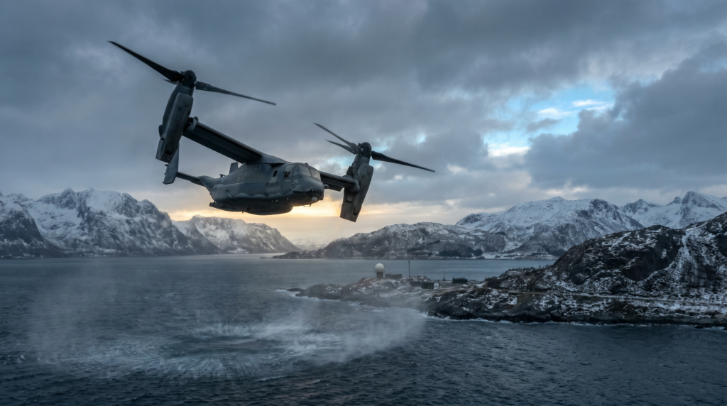 MV 75 Tiltrotor Airpower for the Nordic Arctic and Land Corridor
